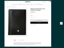 Portofel pentru carduri carti de vizita Card Holder Montblanc