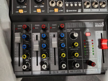 Audio Mixer profesional, nou, 3 canale