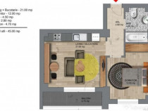 Apartament 2 camere in Deco Residence