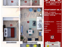 COMISION 0% Apartament Nou Cu 2 Camere De Vânzare