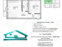 Direct proprietar dezvoltator - Giroc (str. Poenitei) - ap. 2 camere