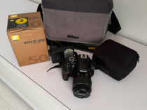 Nikon D3400, blitz si trepied