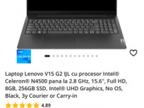 Laptop Lenovo V15 G2 IJL în stare foarte bună