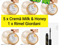 Martisor / Mărțișor 5 Cremă Milk & Honey si 1 Rimel Giordani