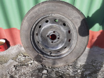 Set roti 4x100 Dacia Logan MCV jante + anvelope vara KUMHO 185 65 r15