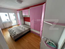 Apartament cu 1 camera decomandat, 40,5 mp, etaj 2/7, mobila