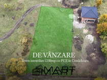 Teren intravilan 1250mp cu PUZ in Cisnădioara