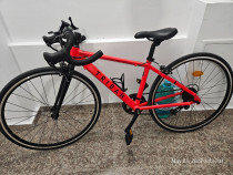Bicicleta copii sosea Triban RC 100 Rosu