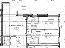 Apartament 3 camere, 93,5 mp, terasă 15,4 mp, zona centrala