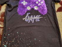 Tricou Game paiete reversibile 9 ani /134 cm