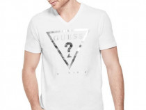 Tricou alb Guess pentru barbati