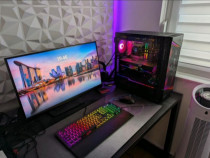 Configurare PC de gaming completă MSI/Roccat - Aproape neutilizat