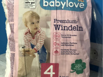Scutece Babylove premium numărul 4, 42 buc., 8-14 kg