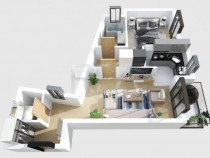 2 camere 2 bai la 8 min metrou Ultracentral - Mosilor