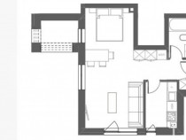 Apartament 2 camere, finisat, balcon, garaj, zona Somesului