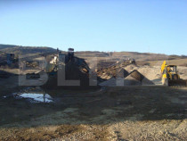 Balastiera functionala,utilaje,hala,6 hectare de teren,zona