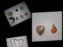 Colecție bijuterii și broșe vintage retro – piese rare