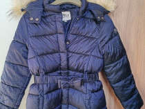 Geacă fete 8-10 ani, albastră, Next – stare foarte bună