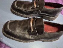 Pantofi barbatesti, piele naturala, 46, supercalitate, purtati o data