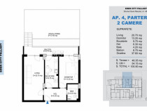 2 Camere Direct Dezvoltator Incalzire Pardoseala