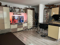 Apartament cu 2 camere complet mobilat si utilat la etaju...