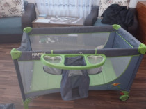 Patut copil pliabil cu saltea