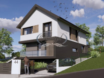 Casa moderna cu pod inalt si terasa generoasa pe Ady Endre