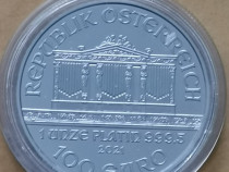 Moneda platina pura