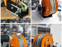 Troliu PROFESIONAL Auto 3500 lbs Platforma cablu otel