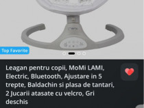 Leagăn electric pentru copii