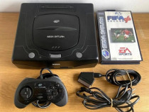 Sega Saturn Console + Controller