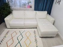 Canapea extensibila piele ecologica