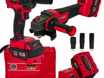 Polizor unghiular & Masina de insurubat cu impact, 36V, Model nou