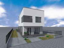 Casa individuala P+1E || 4 camere 3 bai + dressing || teren 1490mp