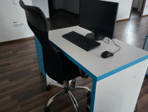 Pc dell i7, calculator hp i5, monitor philips 21.5 inch, birou, scaun