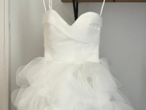 Rochie de mireasa scurta semnata Ana Radu