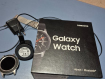 Galaxy Watch Samsung 46mm, Silver, bratara metalica deosebita