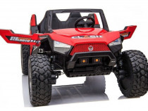 UTV electric pentru 4 copii, Kinderauto Buggy XXL , 500W 24V 14Ah RED