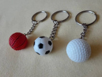 Brelocuri mingi de golf/baschet/fotbal