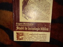 Studii de lexicologie biblica - Eugen Munteanu