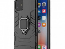 Husa telefon Plastic Apple iPhone 12 Pro 6.1 antishock Black