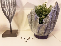 Vaza decorativa pentru plante sau suport lumanare - HANDMADE