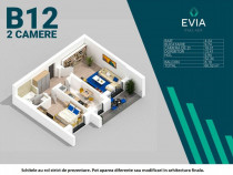 Apartament 2 camere lux_Incalzire in pardoseala_pret promo!