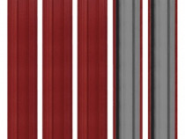 Șipcă metalică 2D Ronin 0,45 mm x 9 cm Vișiniu mat - Livrare națională