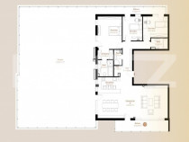 Apartament 4 camere, 139,36 mp + terasa 228,31 mp, zona Vivo