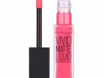 Ruj de buze, Maybelline, Vivid Matte Liquid, 20 Coral Courage