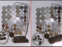 Monede si diferite obiecte vechi colectie