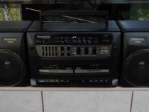 Radio PANASONIC Rx-Ct820 dublu casetofon,boxe detasabile,boombox vinta