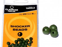 Bilute Cauciuc Claumar Shocker Beads Kaki 6mm 20Buc