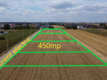 Teren intravilan - 450 mp - Curent electric si Gaze